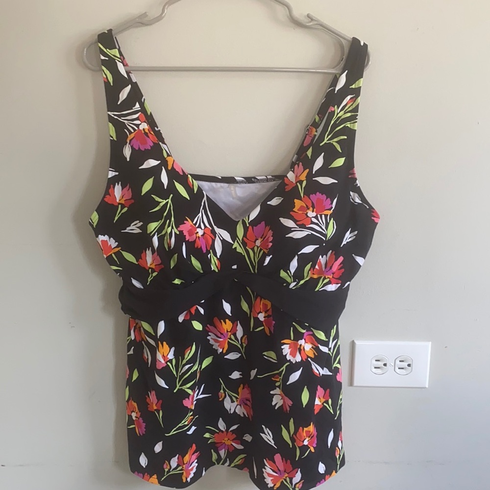 Lands End Tankini Top XL